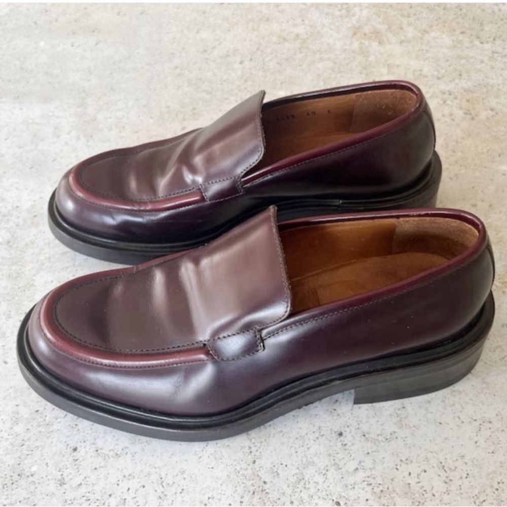 GUCCI Loafers Shoes Oxblood Size 40 EU - Picture 6 of 8